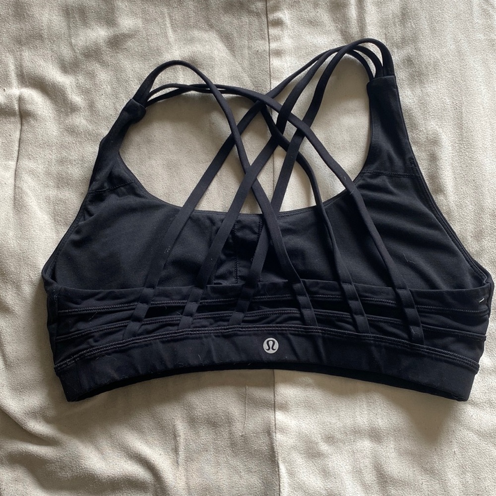 Lululemon energy bra peek size 10 black
